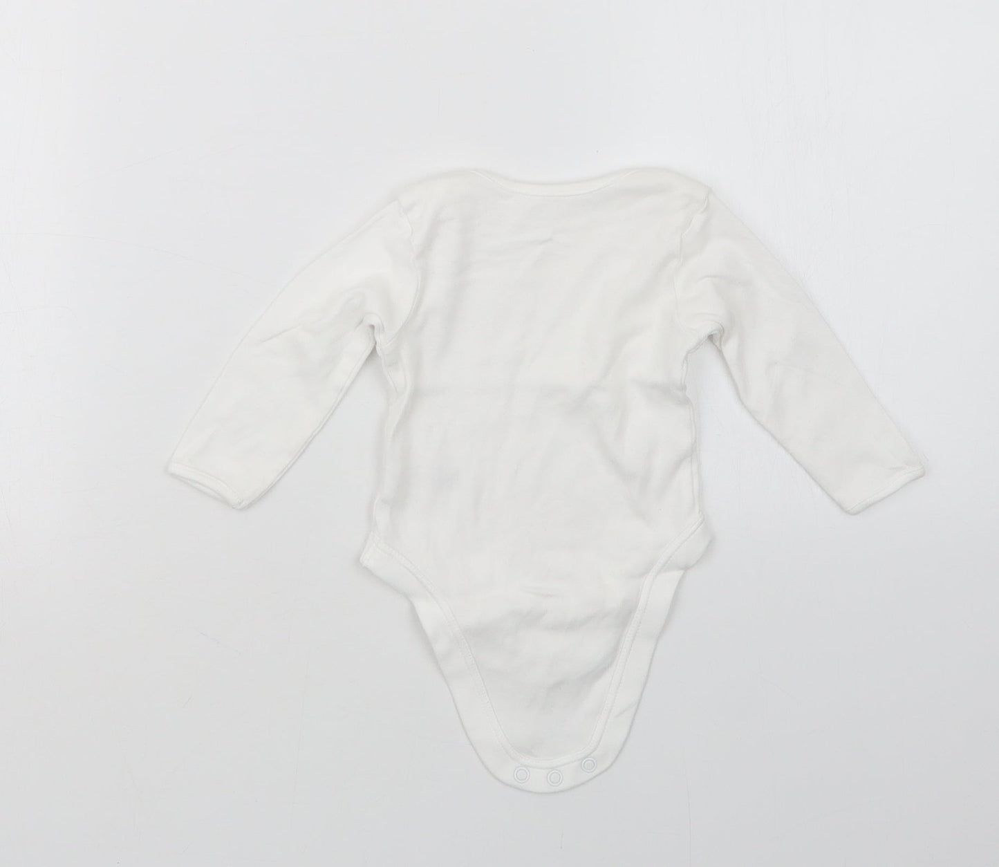 George Baby White   Babygrow One-Piece Size 3-6 Months