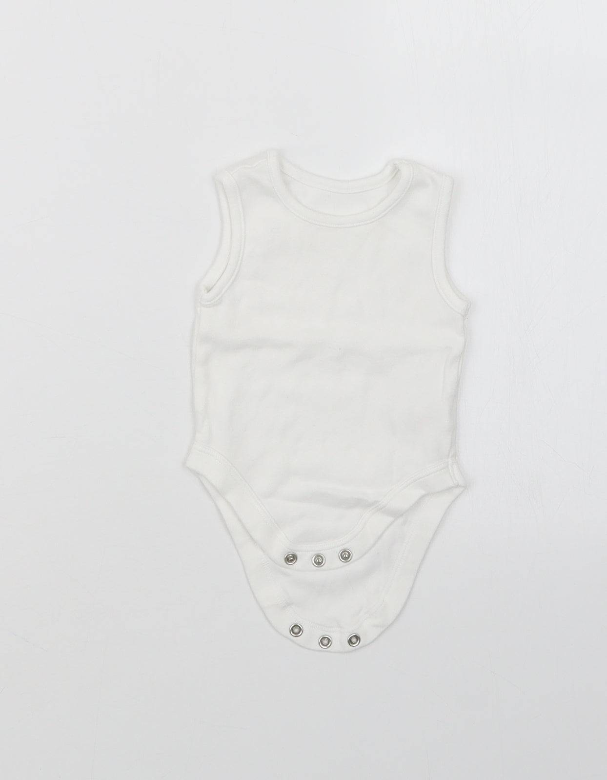 George Baby White   Babygrow One-Piece Size 3-6 Months