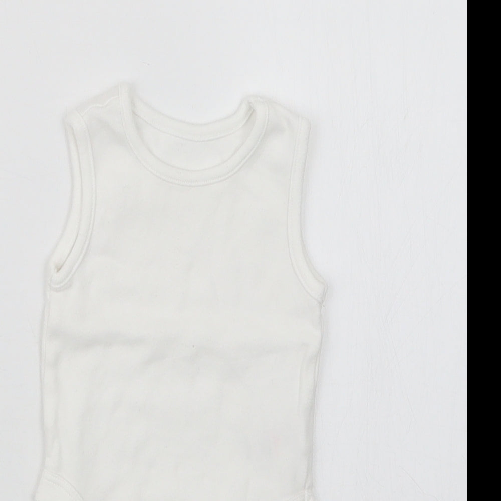 George Baby White   Babygrow One-Piece Size 3-6 Months