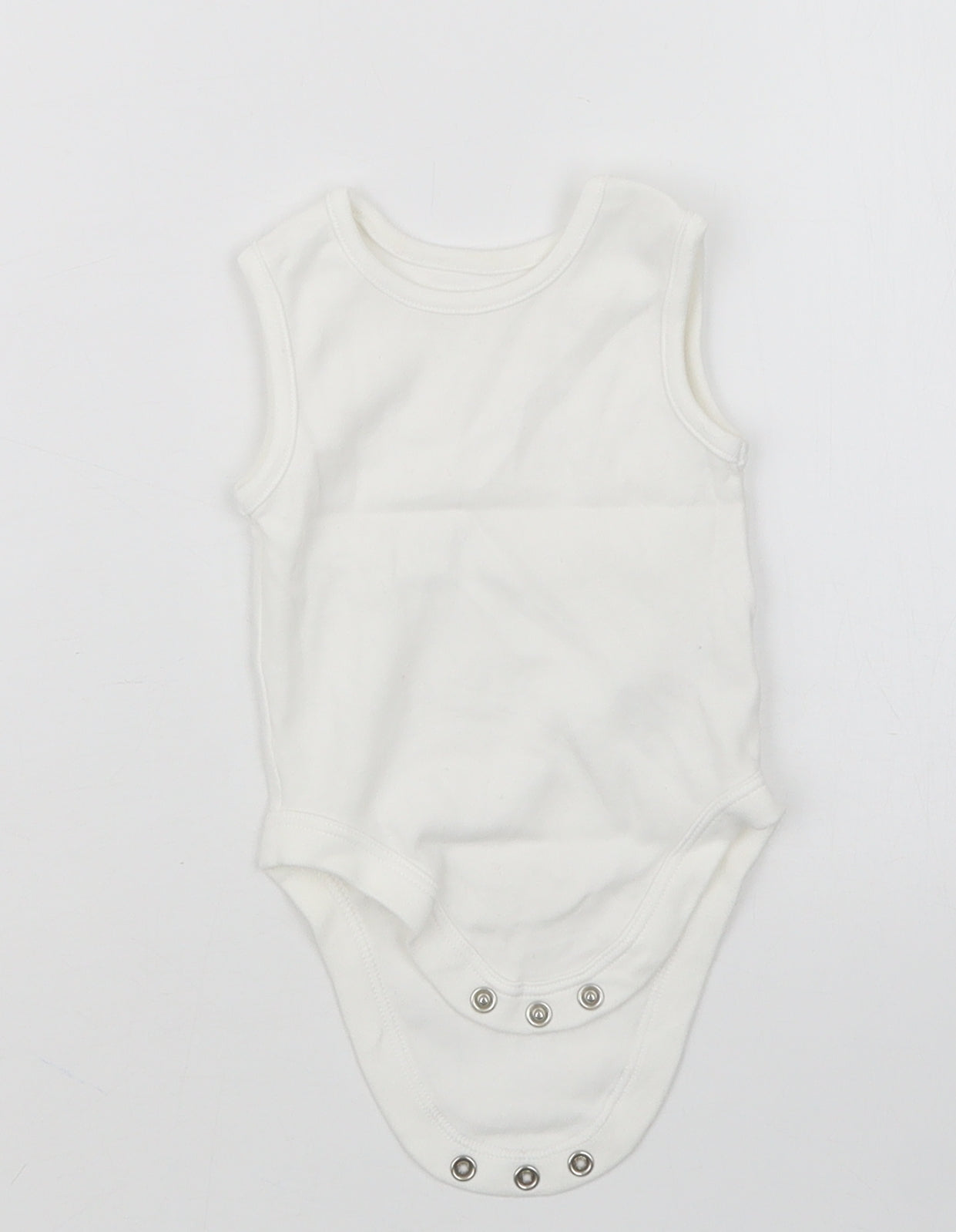 George Baby White   Babygrow One-Piece Size 3-6 Months