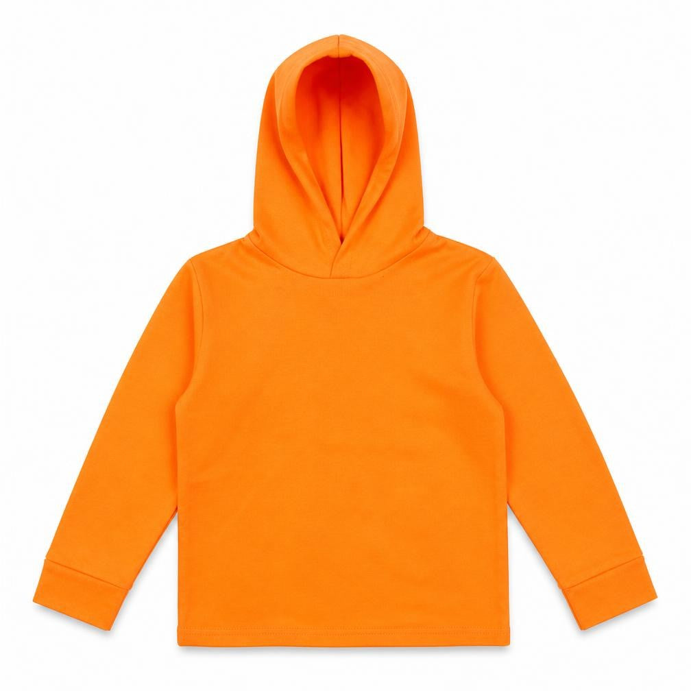 Preworn Boys Orange   Pullover Hoodie Size 2-3 Years