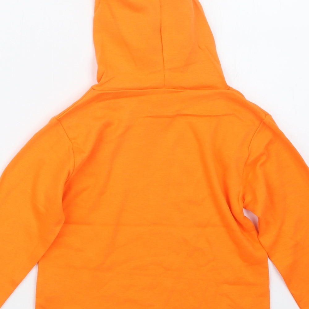Preworn Boys Orange   Pullover Hoodie Size 2-3 Years