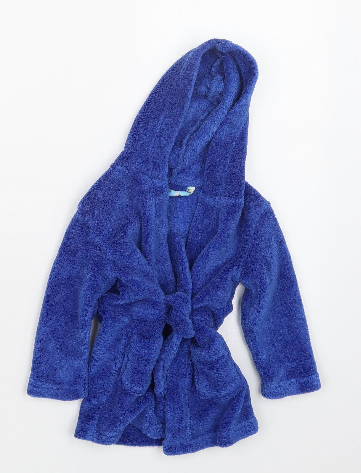 Earlydays Boys Blue Geometric  Babydoll Robe Size 12-18 Months