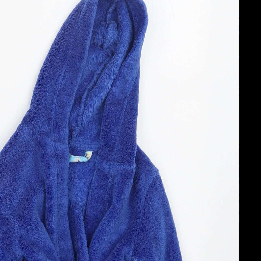 Earlydays Boys Blue Geometric  Babydoll Robe Size 12-18 Months