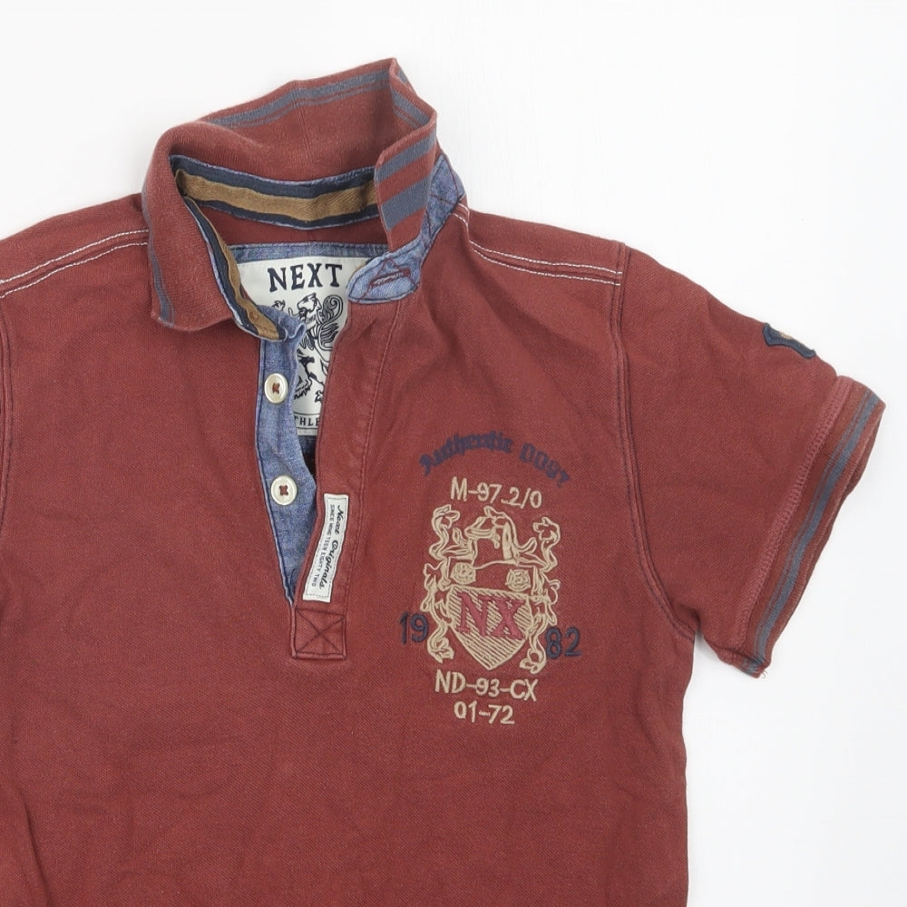 NEXT Boys Brown   Basic Polo Size 9 Years