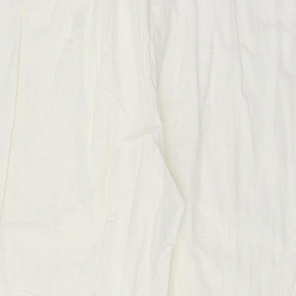 Roberto Naldi Womens Ivory   Trousers  Size 14 L29 in