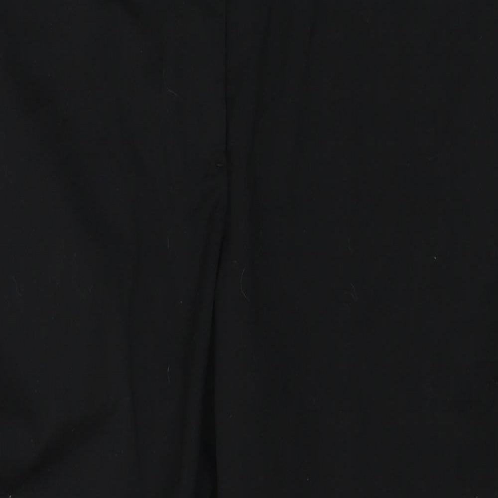 H&M Womens Black   Trousers  Size 14 L22 in