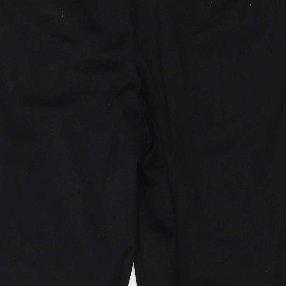 H&M Womens Black   Trousers  Size 14 L22 in