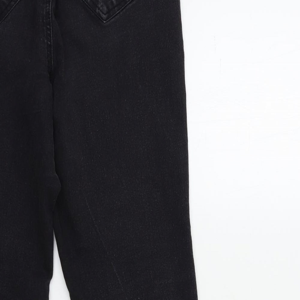 Evans Womens Black  Denim Skinny Jeans Size 14 L27 in
