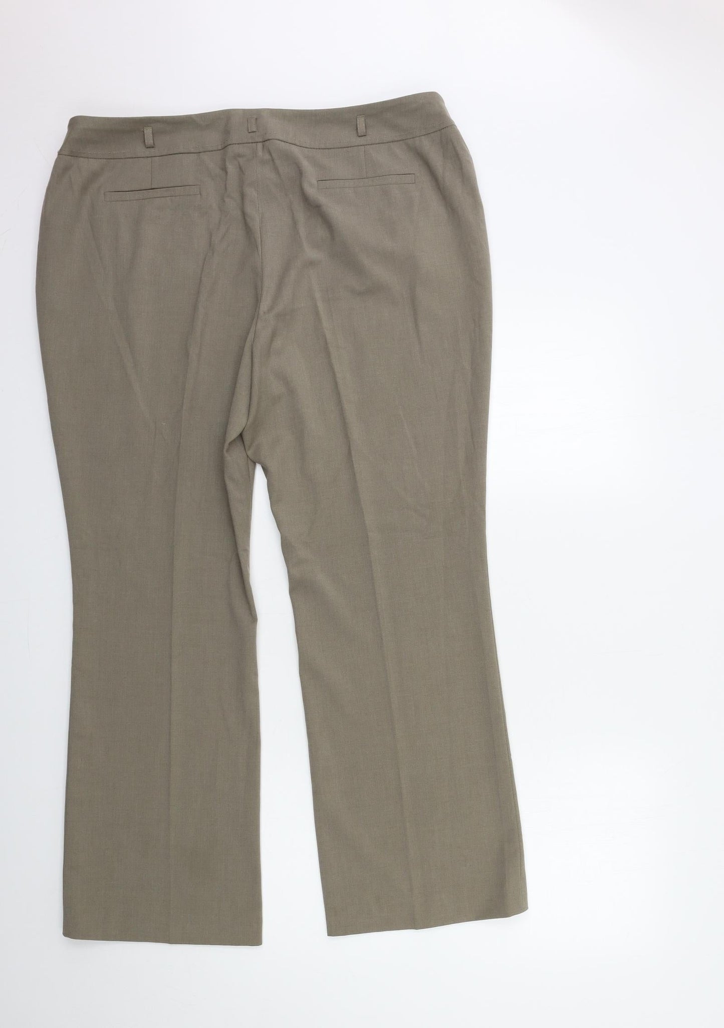 Marks and Spencer Womens Grey   Trousers  Size 18 L28 in