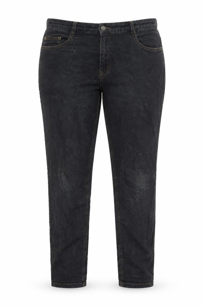 Signature Womens Grey  Denim Straight Jeans Size 2XL L31 in