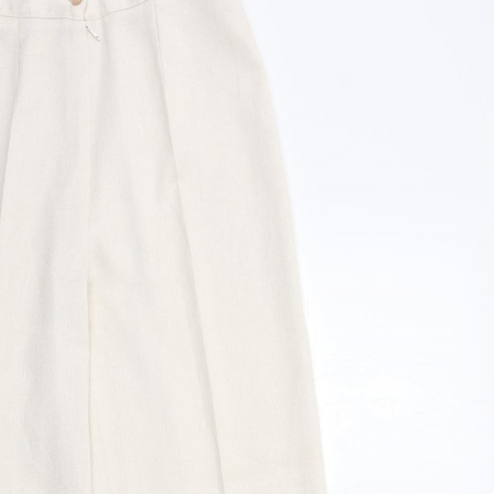 Preworn Womens Beige   Trousers  Size 28 in L27 in