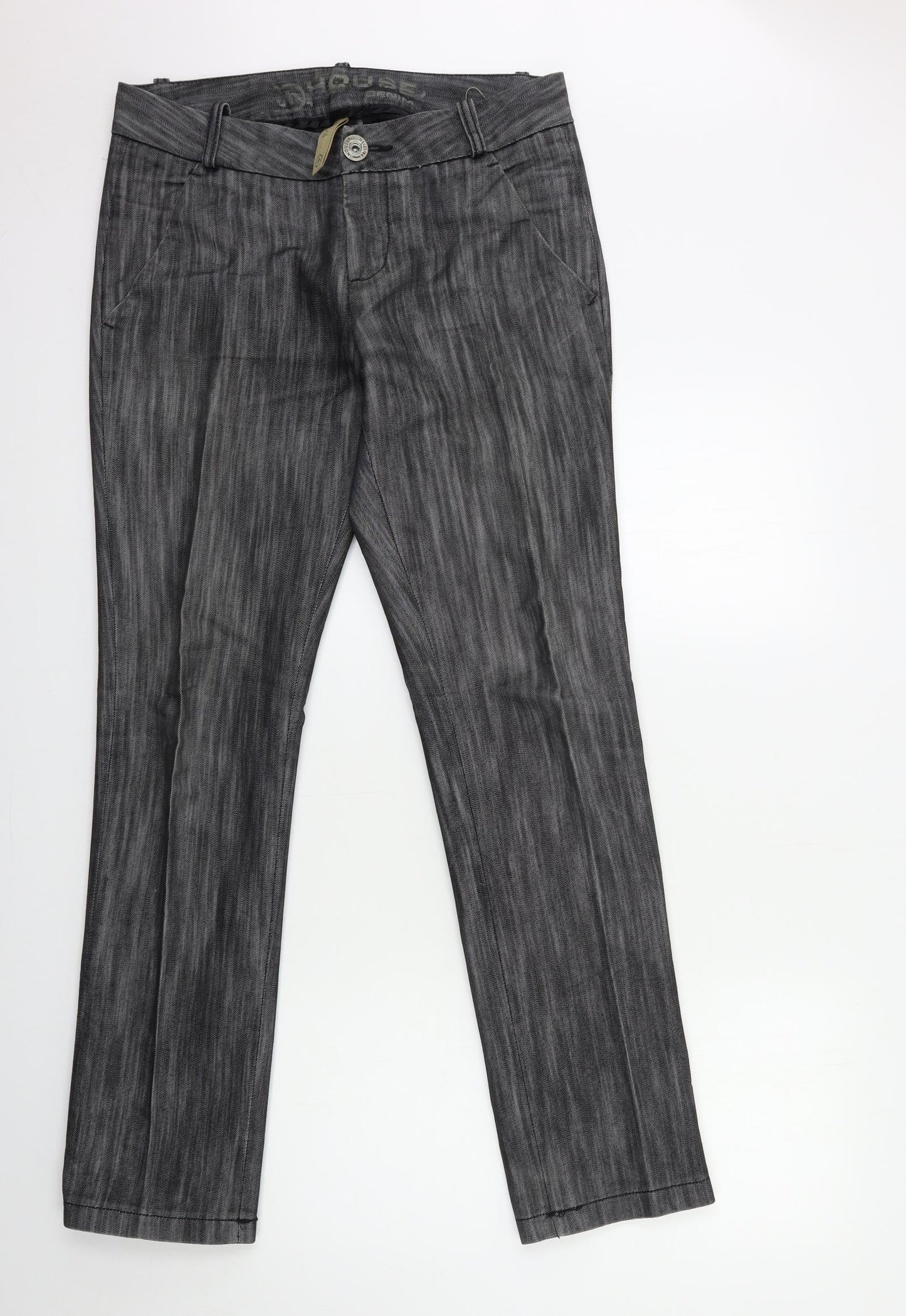 House Denim Womens Grey  Denim Straight Jeans Size 32 in L32 in
