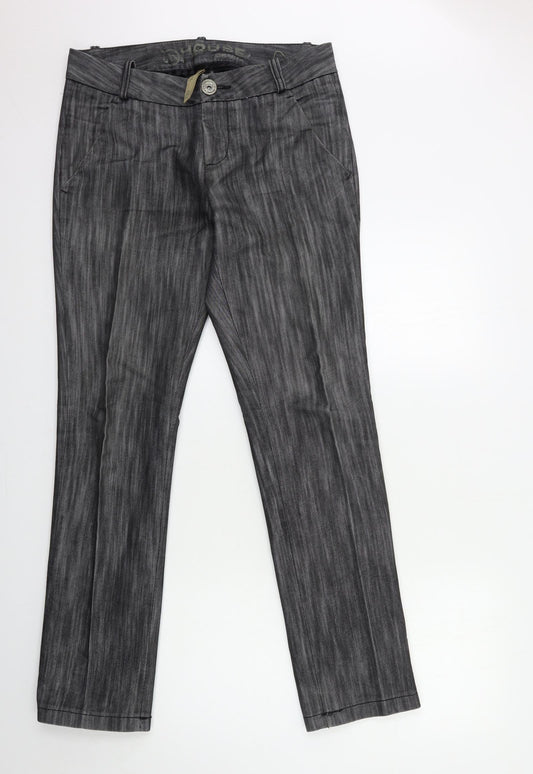 House Denim Womens Grey  Denim Straight Jeans Size 32 in L32 in