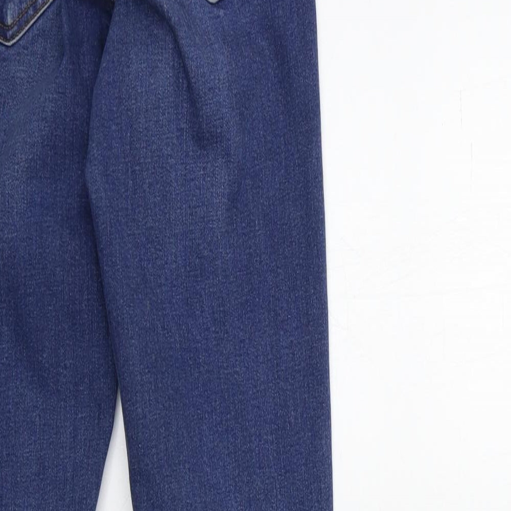 Topshop Womens Blue  Denim Skinny Jeans Size 25 in L34 in