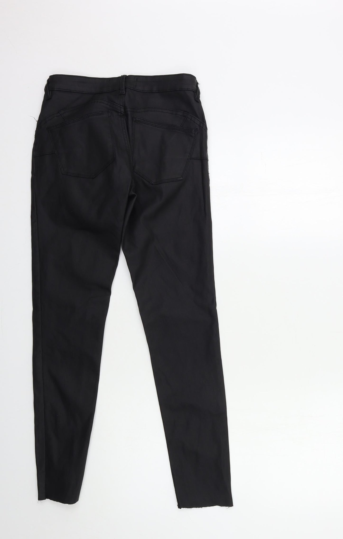 Preworn Womens Black   Trousers  Size 26 in L26 in