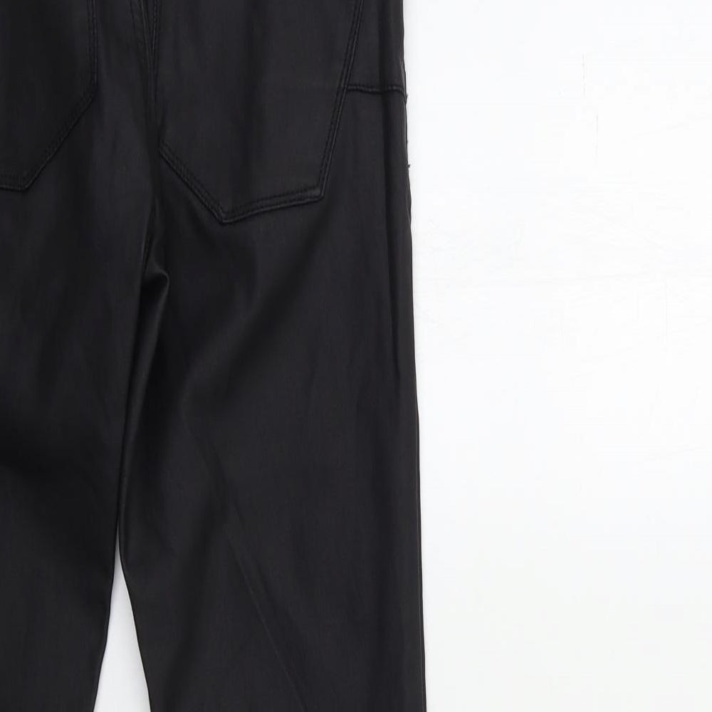 Preworn Womens Black   Trousers  Size 26 in L26 in