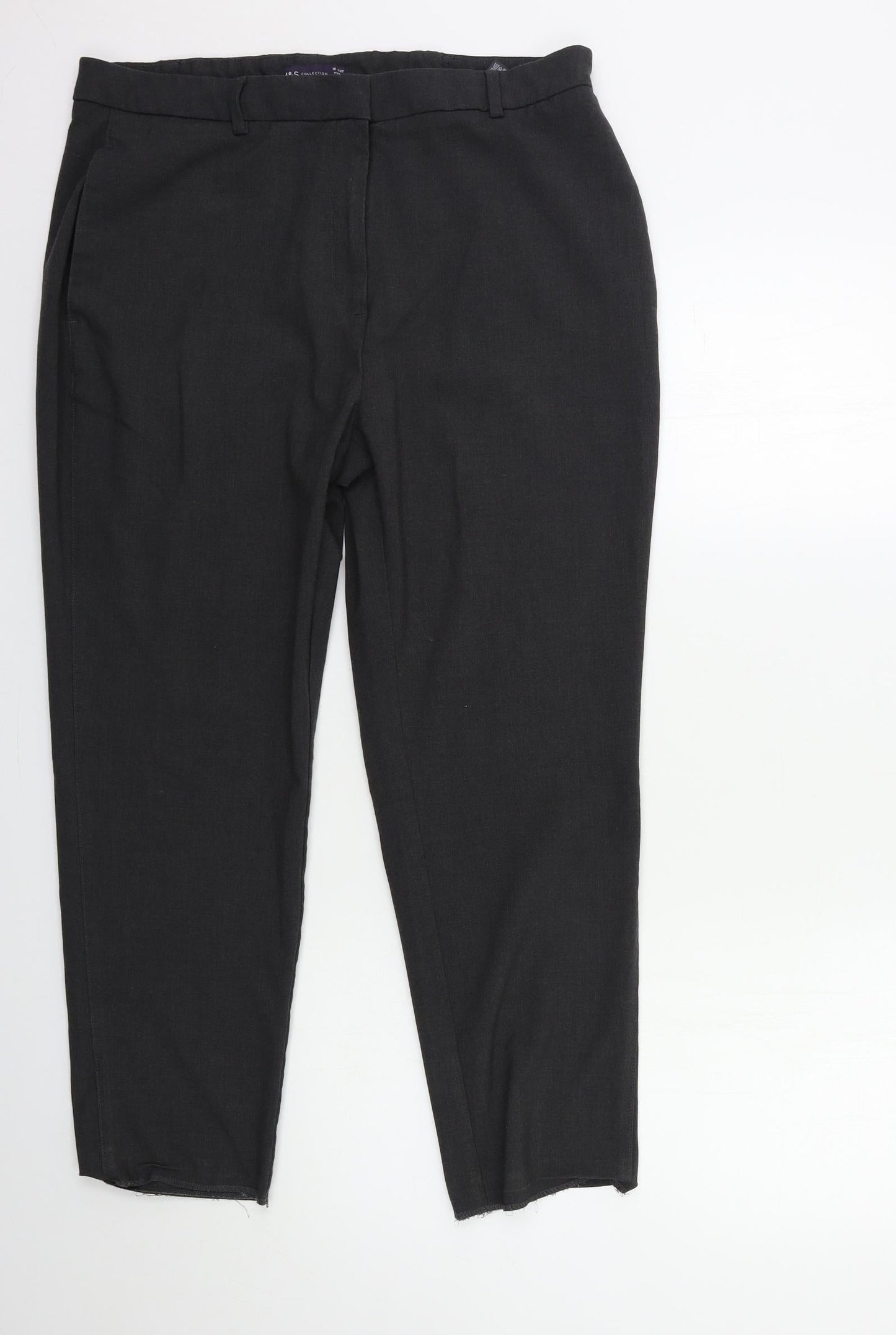 Marks and Spencer Womens Grey   Trousers  Size 16 L20 in
