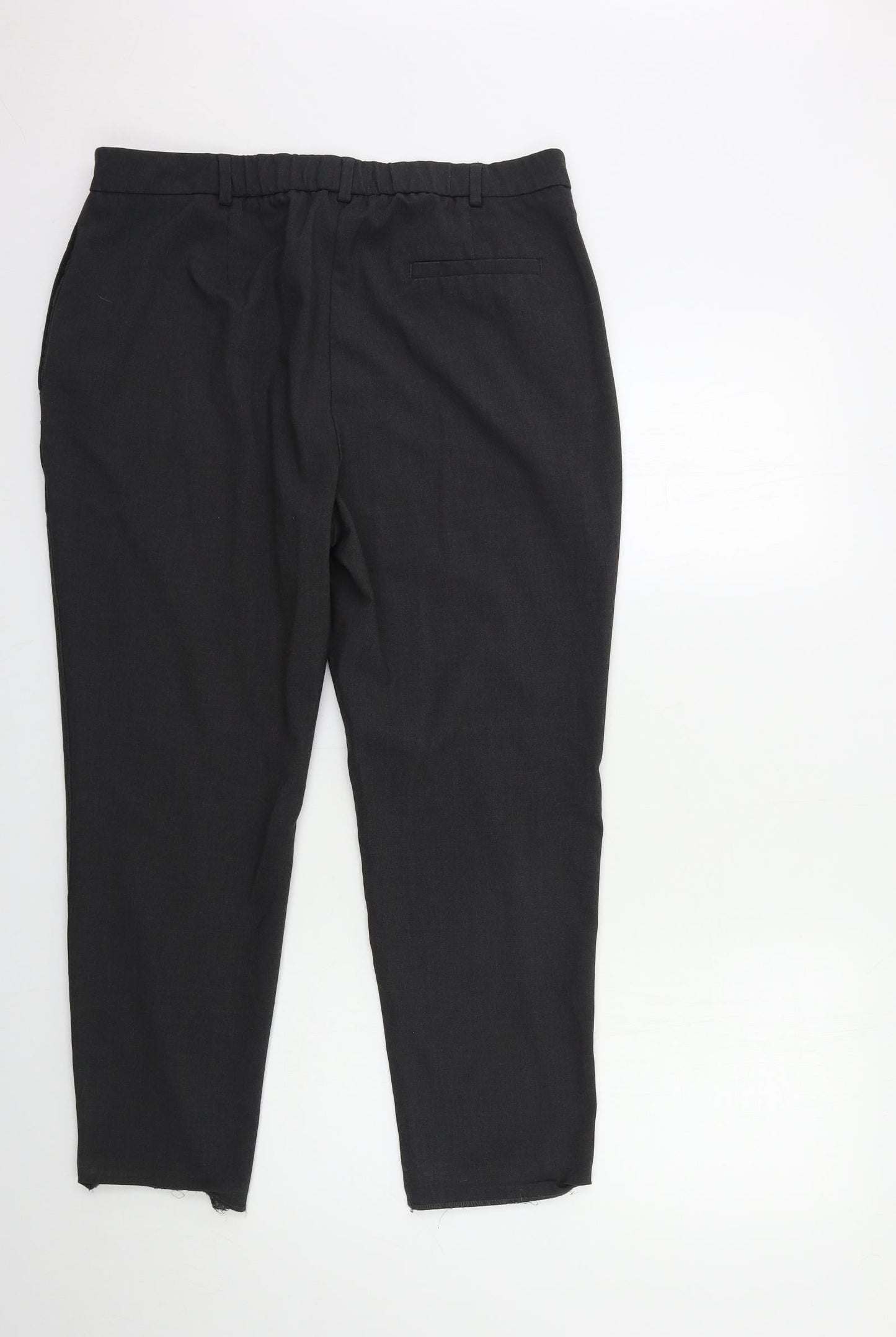 Marks and Spencer Womens Grey   Trousers  Size 16 L20 in