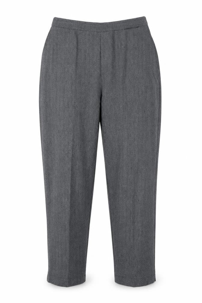 Emma Collection Womens Grey   Dress Pants Trousers Size 16 L24 in
