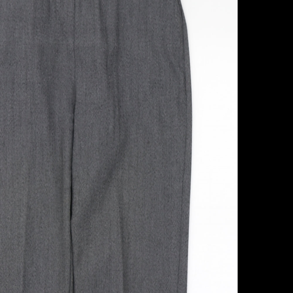 Emma Collection Womens Grey   Dress Pants Trousers Size 16 L24 in