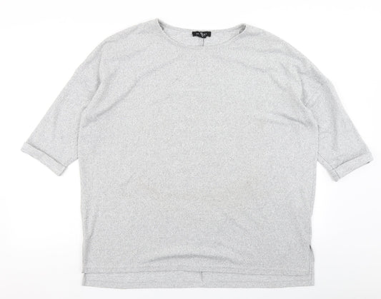 New Look Womens Grey   Basic T-Shirt Size M