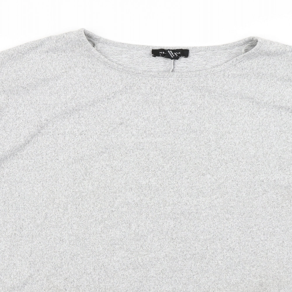 New Look Womens Grey   Basic T-Shirt Size M
