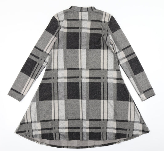 Atmosphere Womens Black Plaid  Fit & Flare  Size 8