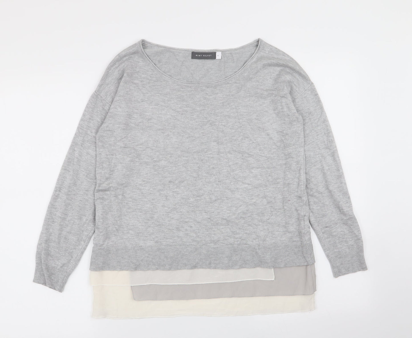 mint velevet Womens Grey   Pullover Jumper Size 10