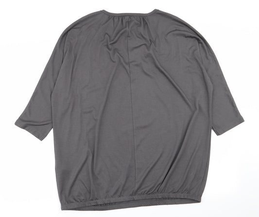 Rainbow Womens Grey   Basic T-Shirt Size M