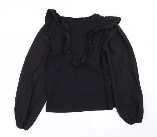 River Island Womens Black   Basic Blouse Size 6