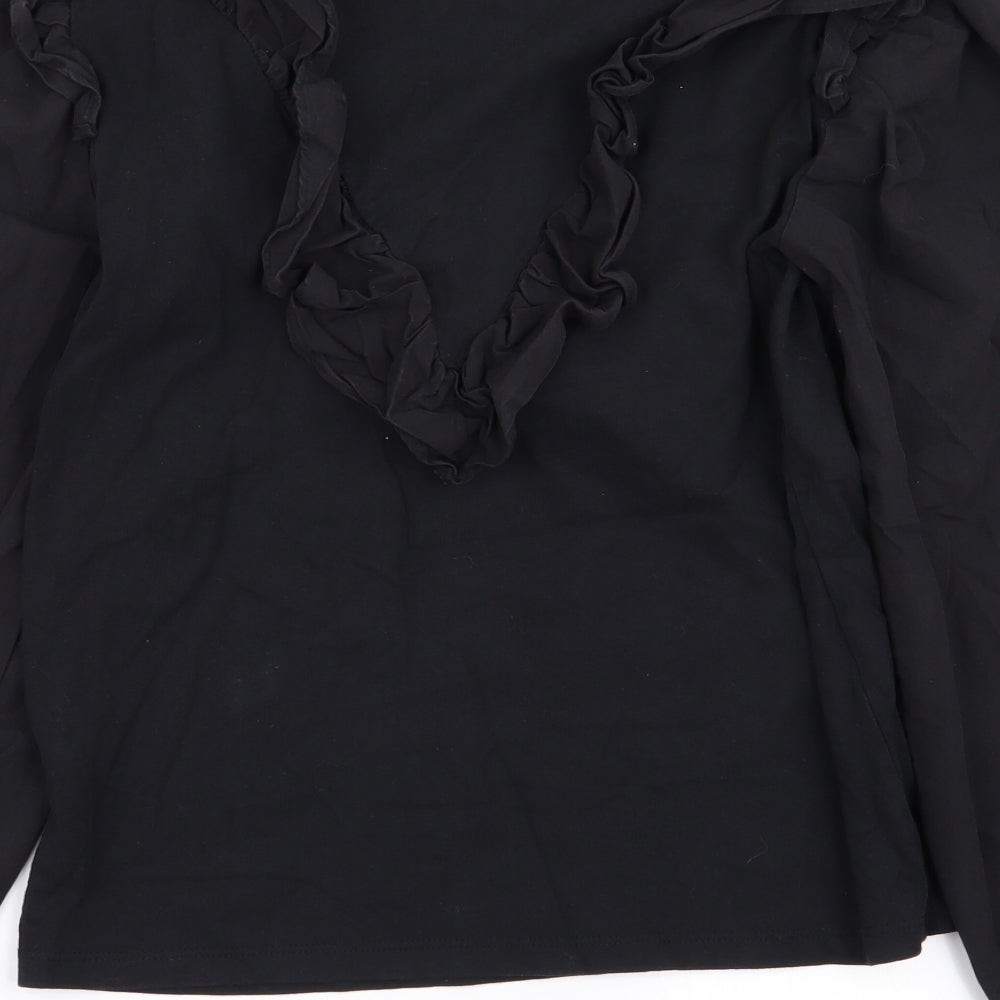 River Island Womens Black   Basic Blouse Size 6