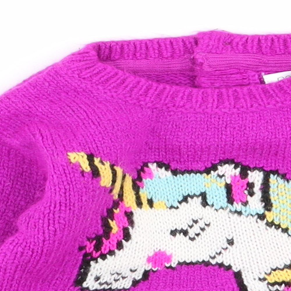 NEXT Girls Purple   Pullover Jumper Size 3-6 Months