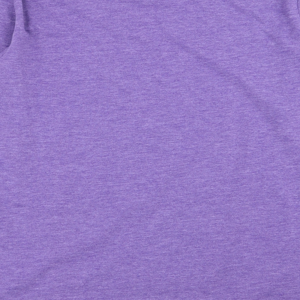 Russell Girls Purple   Basic T-Shirt Size 11-12 Years