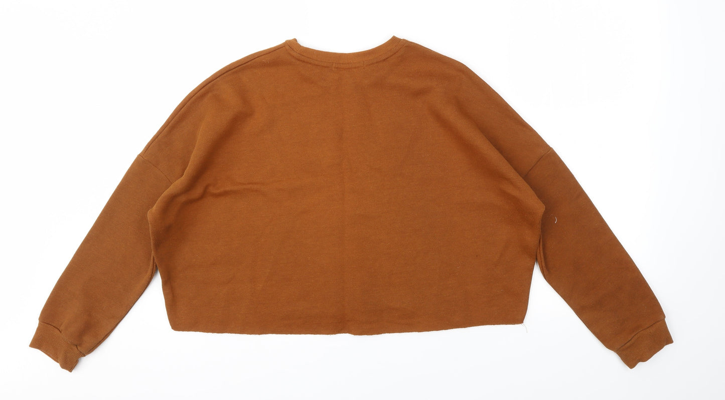 Primark Womens Orange   Pullover Jumper Size S