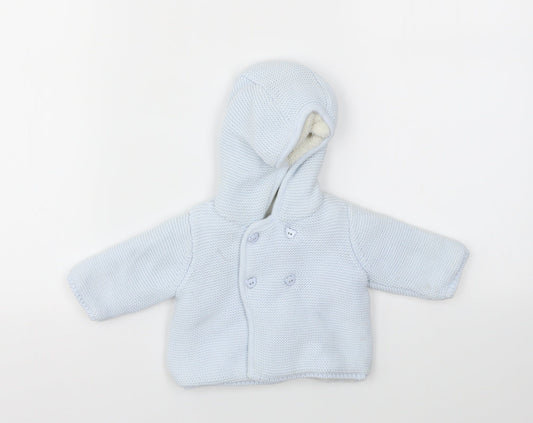 M Boys Blue   Cardigan Jumper One Size