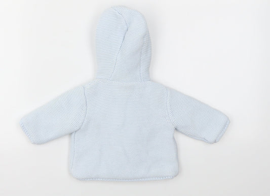 M Boys Blue   Cardigan Jumper One Size