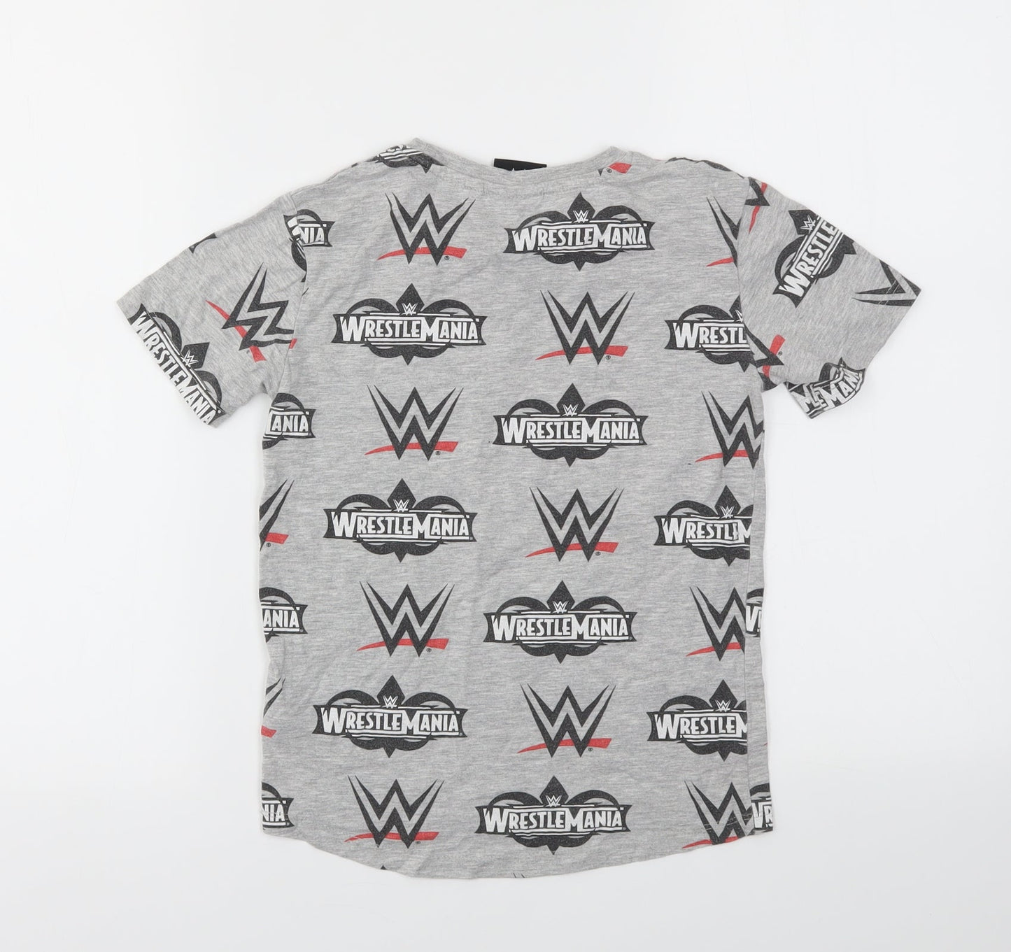 NEXT Boys Grey Geometric  Basic T-Shirt Size 6 Years