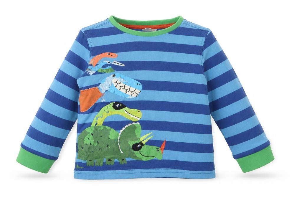 Front view of Mini Club boys’ multicoloured animal print capri lounge set, size 12-18, months