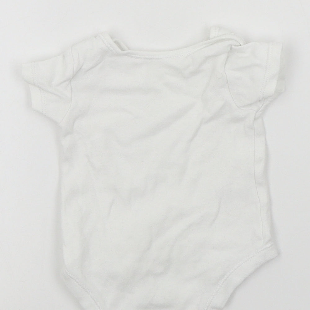 TU Baby White   Babygrow One-Piece Size 0-3 Months