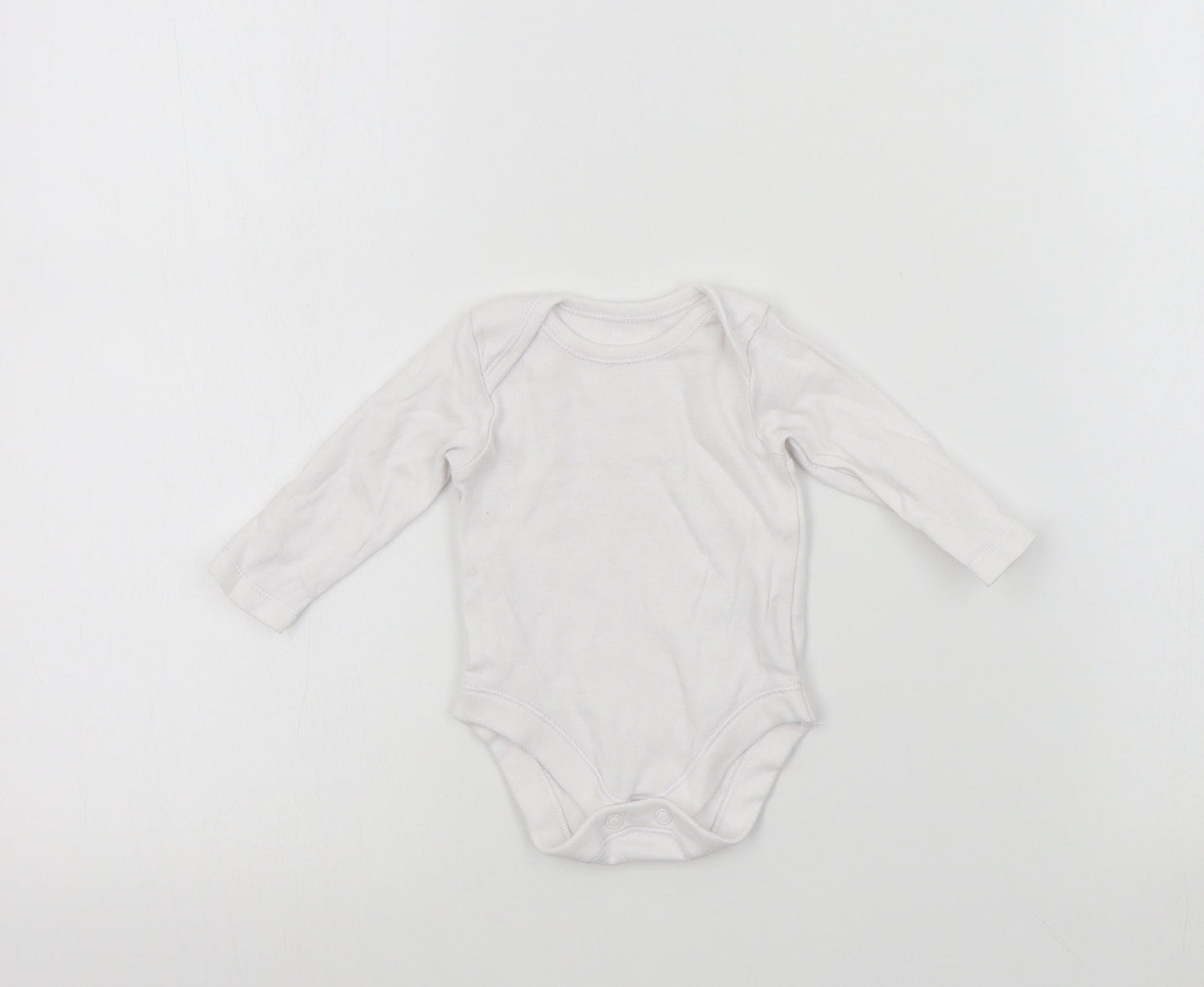 Nutmeg Baby White Colourblock  Babygrow One-Piece Size 0-3 Months