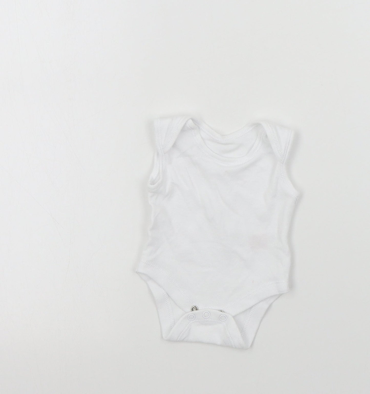 Primark Baby White Colourblock  Babygrow One-Piece Size Newborn