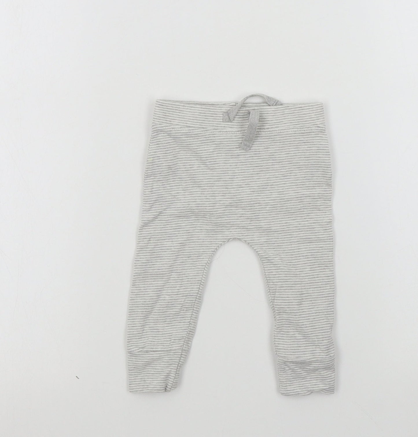 George Baby Green Striped  Jogger Leggings Size 3-6 Months