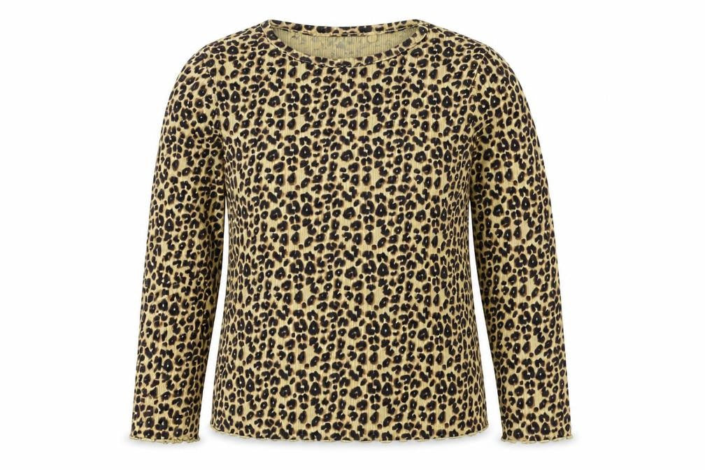 NEXT Girls Brown Camouflage  Basic T-Shirt Size 2-3 Years