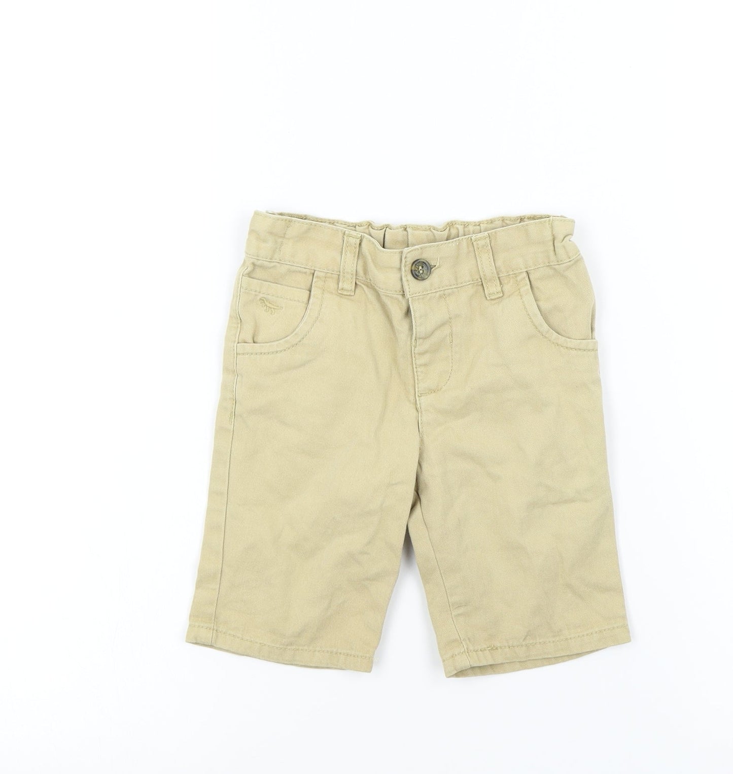 Nutmeg Boys Brown Colourblock  Cropped Jeans Size 18-24 Months