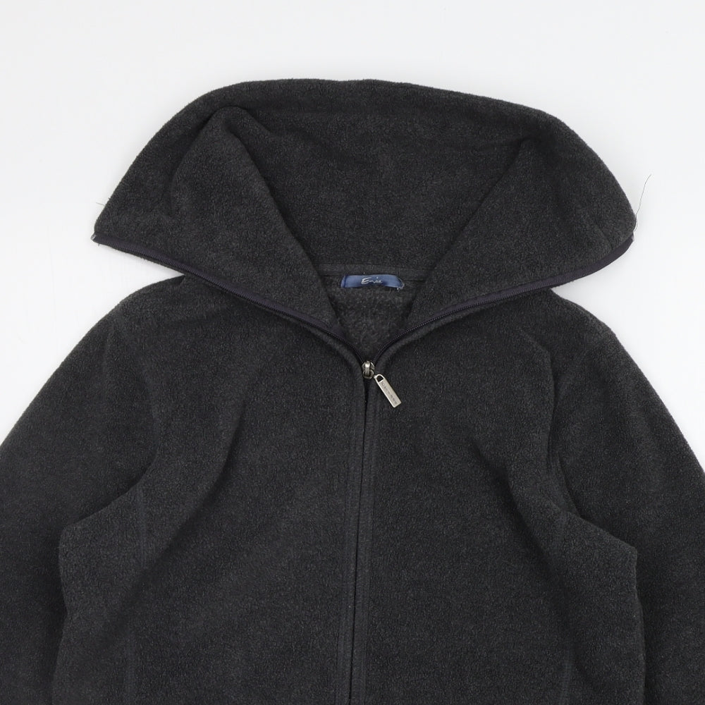 evie Womens Grey   Full Zip Jumper Size 12