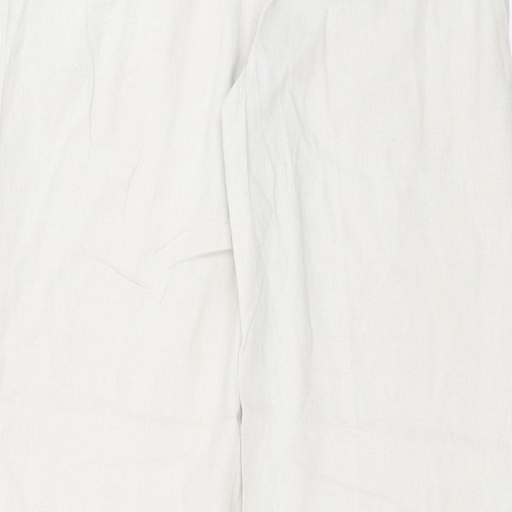 Mia Moda Womens Beige   Trousers  Size 16 L27 in