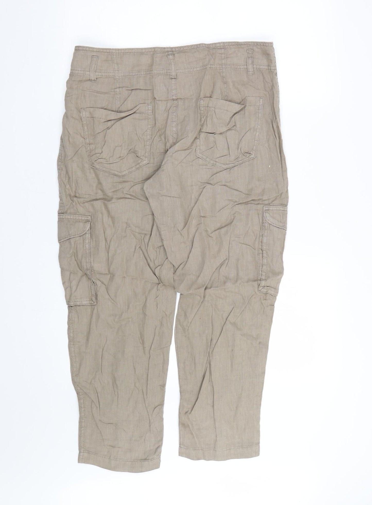 Preworn Womens Brown   Trousers  Size 34 L24 in