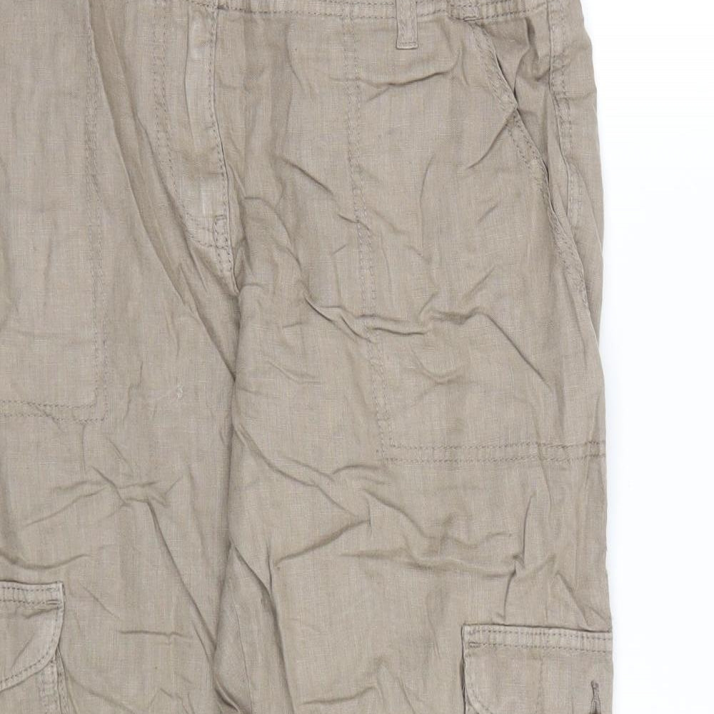 Preworn Womens Brown   Trousers  Size 34 L24 in