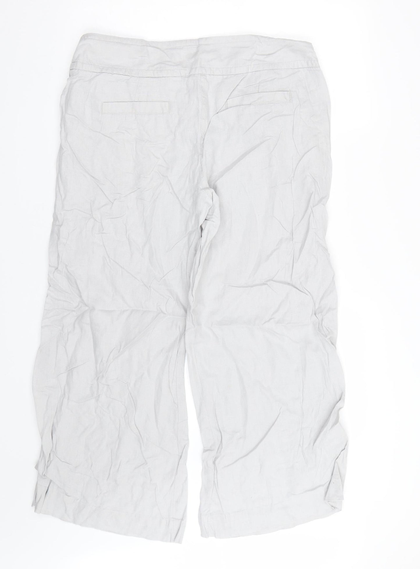 E Studio Womens Grey   Trousers  Size 14 L26 in